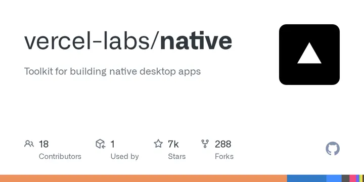 Picture for Native SDK (vercel-labs/native)